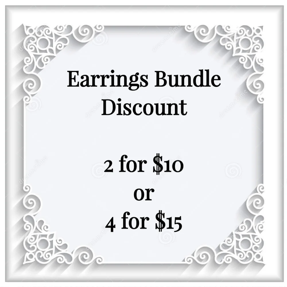 2/$10 or 4/$15 Hook Earrings Multicolor Bead